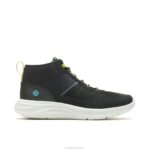 nubuck preto ousado elevar chukka mulheres Hush Puppies tênis ZZ6R128 - Image 2
