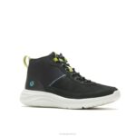 nubuck preto ousado elevar chukka mulheres Hush Puppies tênis ZZ6R128 - Image 3