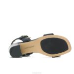 nubuck preto ousado sandália leila meia tira mulheres Hush Puppies salto ZZ6R34 - Image 5