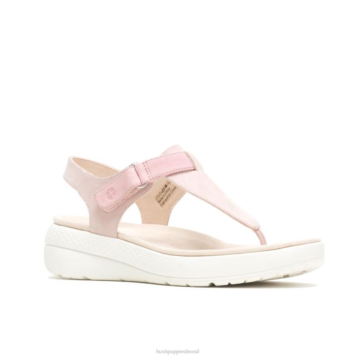nubuck rosa empoeirado sandália biqueira respirada mulheres Hush Puppies sandália ZZ6R38 - Image 3
