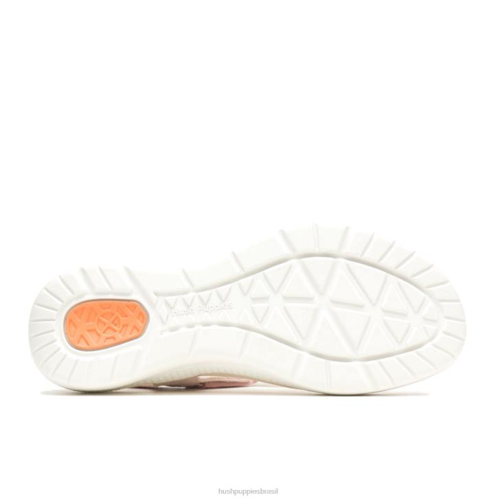 nubuck rosa empoeirado sandália biqueira respirada mulheres Hush Puppies sandália ZZ6R38 - Image 5