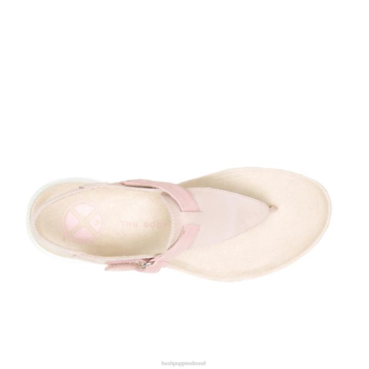 nubuck rosa empoeirado sandália biqueira respirada mulheres Hush Puppies sandália ZZ6R38 - Image 6