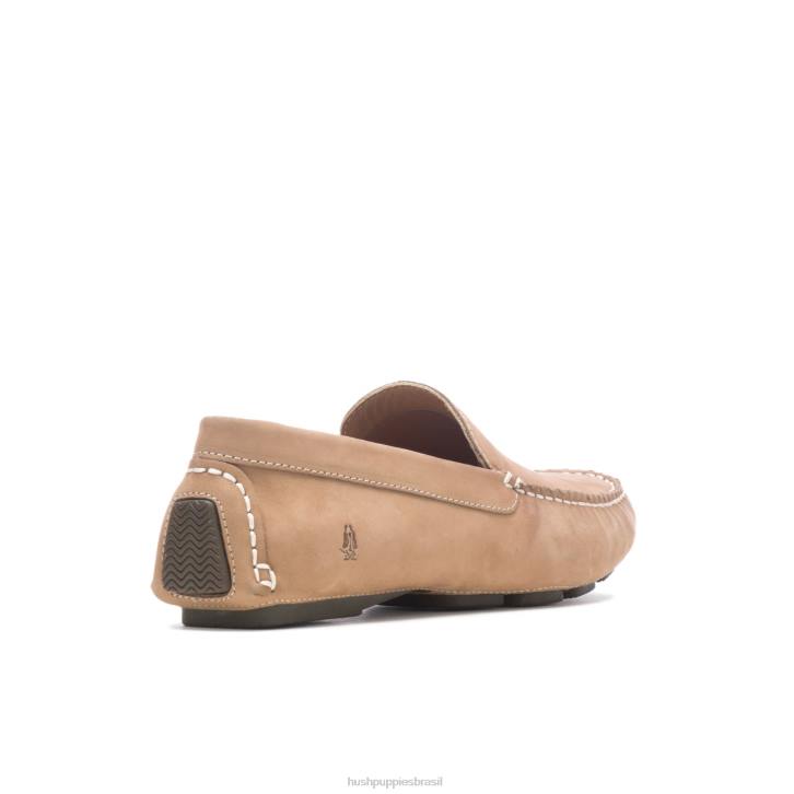 nubuck taupe motorista de mônaco ii homens Hush Puppies mocassim ZZ6R316 - Image 4