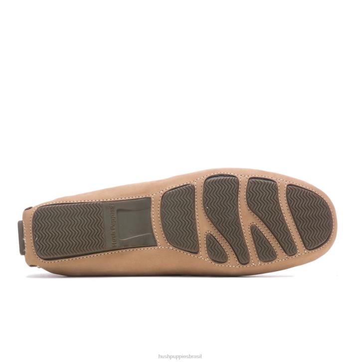 nubuck taupe motorista de mônaco ii homens Hush Puppies mocassim ZZ6R316 - Image 5