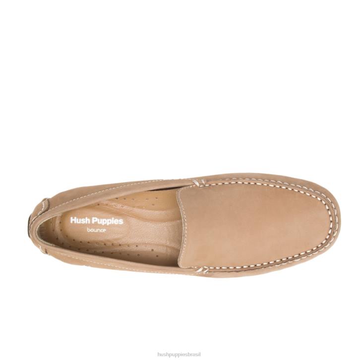 nubuck taupe motorista de mônaco ii homens Hush Puppies mocassim ZZ6R316 - Image 6