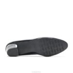 patente de escotilha cruzada preta/calcanhar prateado reitora mulheres Hush Puppies estilo suave ZZ6R214 - Image 5