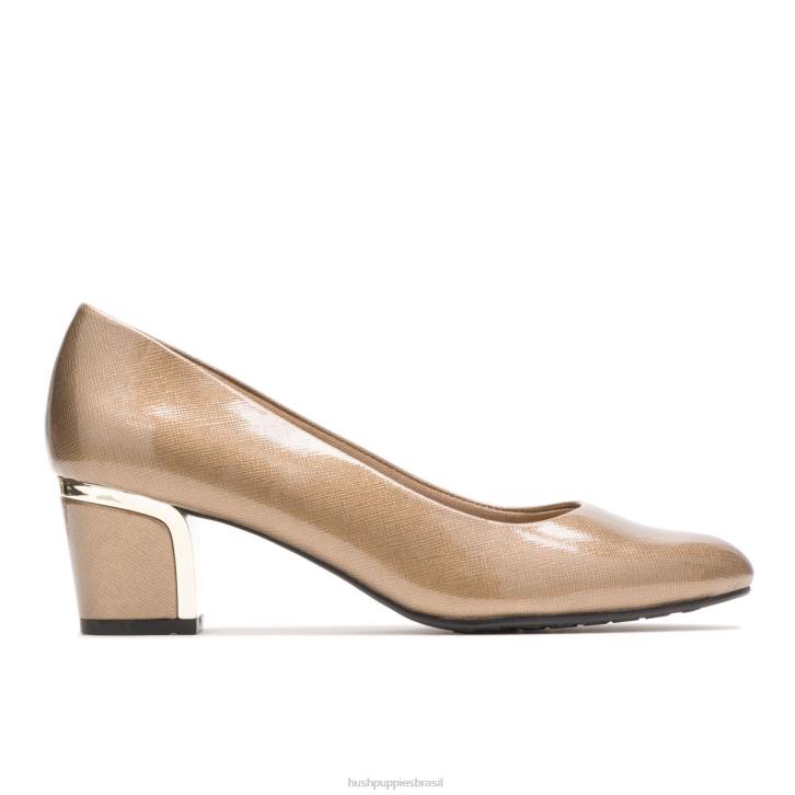 patente de escotilha de ouro/salto de ouro reitora mulheres Hush Puppies estilo suave ZZ6R211 - Image 2
