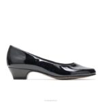 patente preta anjo ii mulheres Hush Puppies estilo suave ZZ6R206 - Image 2