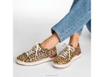pelo de leopardo sapatilha sabine mulheres Hush Puppies tênis ZZ6R142 - Image 4
