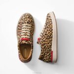 pelo de leopardo sapatilha sabine mulheres Hush Puppies tênis ZZ6R142 - Image 6