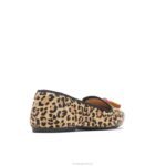 pelo de leopardo sapatilha sadie com borlas mulheres Hush Puppies escorregar em ZZ6R97 - Image 5