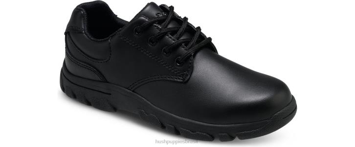 preto chad oxford infantil grande garoto Hush Puppies sapato ZZ6R377 - Image 2