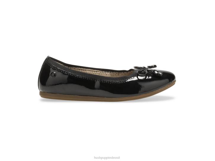 preto criança grande josie mary jane garota Hush Puppies sapato ZZ6R369 - Image 2