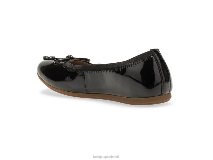 preto criança grande josie mary jane garota Hush Puppies sapato ZZ6R369 - Image 4