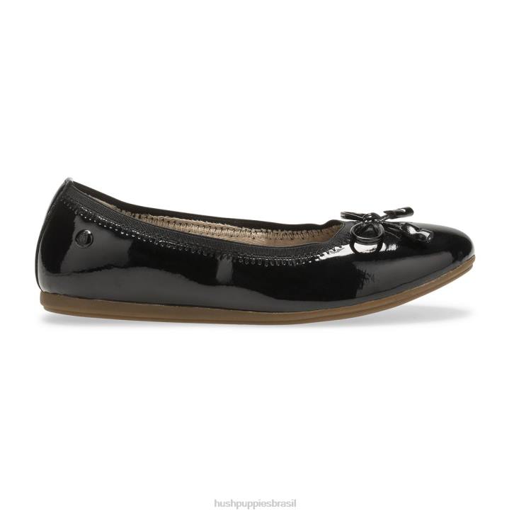 preto criança grande josie mary jane garota Hush Puppies sapato ZZ6R369 - Image 1