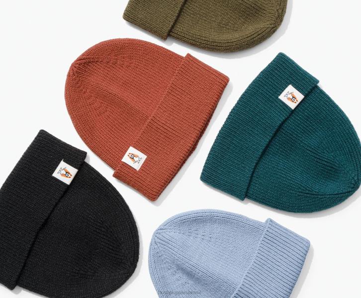 preto gorro de malha mulheres Hush Puppies gorro ZZ6R257 - Image 4