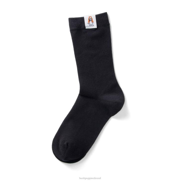 preto meia core unissex mulheres Hush Puppies meias ZZ6R264 - Image 5