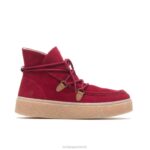 ruibarbo camurça vermelha bota de renda chukka bridget mulheres Hush Puppies bota ZZ6R177