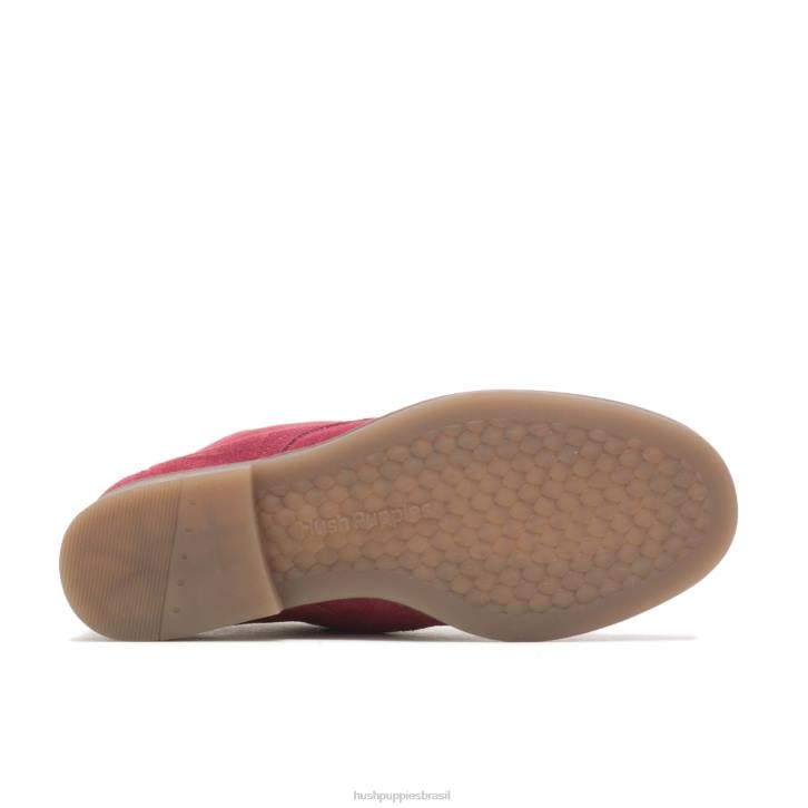 ruibarbo camurça vermelha Mazin Cayto Chukka mulheres Hush Puppies bota ZZ6R171 - Image 5