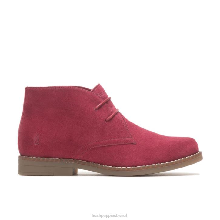 ruibarbo camurça vermelha Mazin Cayto Chukka mulheres Hush Puppies bota ZZ6R171 - Image 1