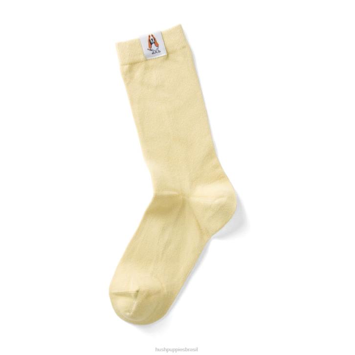 sol amarelo meia core unissex mulheres Hush Puppies meias ZZ6R262 - Image 5