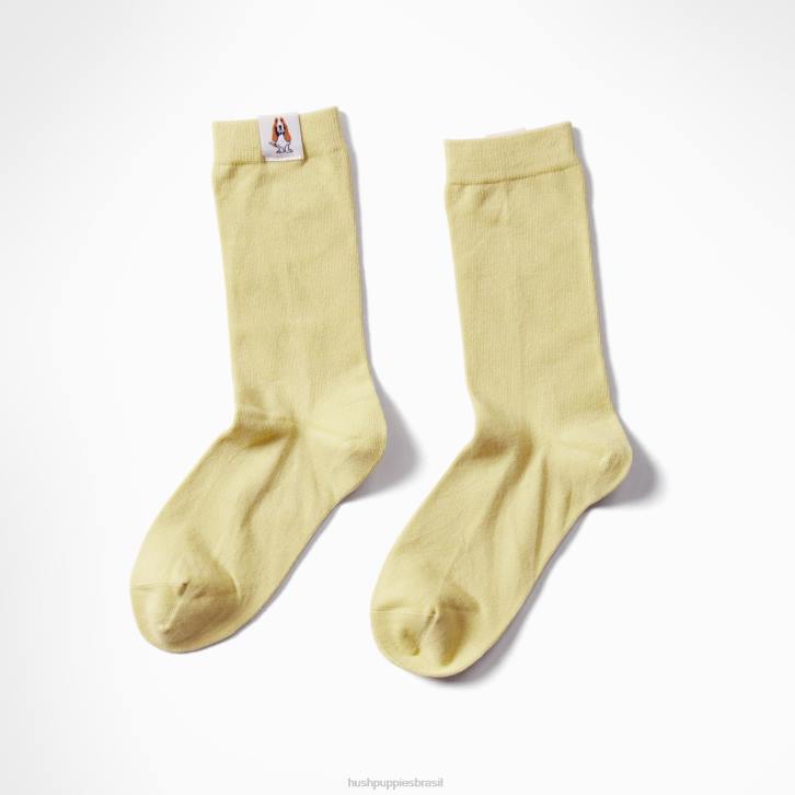 sol amarelo meia core unissex mulheres Hush Puppies meias ZZ6R262 - Image 6