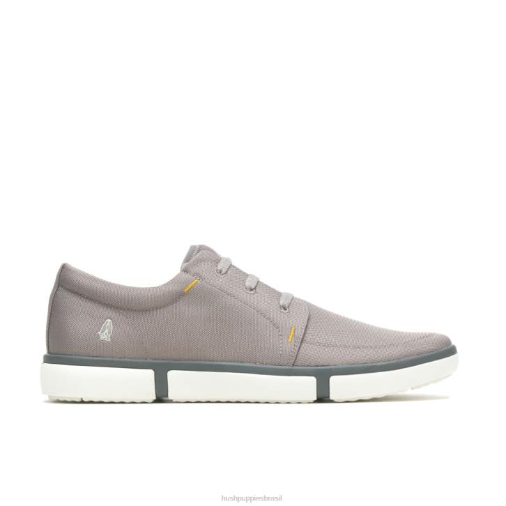 tecido cinza claro briggs tênis bico fino homens Hush Puppies tênis ZZ6R294 - Image 2