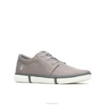 tecido cinza claro briggs tênis bico fino homens Hush Puppies tênis ZZ6R294 - Image 3