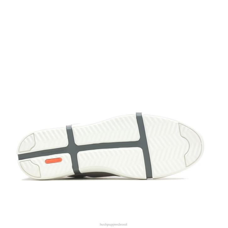 tecido cinza claro briggs tênis bico fino homens Hush Puppies tênis ZZ6R294 - Image 5