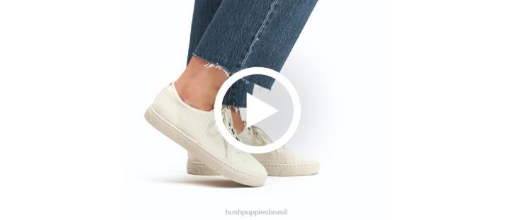 terra azeitona o bom tênis cano baixo mulheres Hush Puppies tênis ZZ6R129 - Image 8