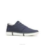 têxtil azul marinho briggs tênis bico fino homens Hush Puppies tênis ZZ6R293 - Image 4