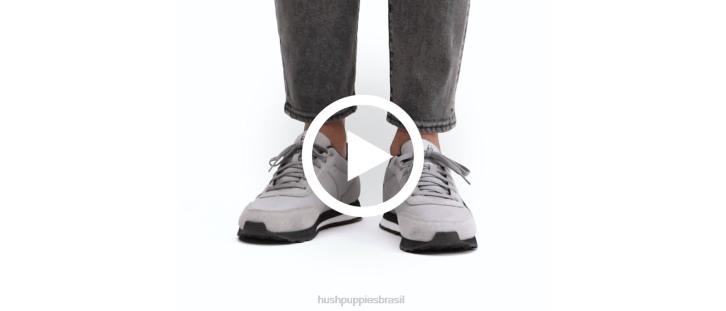 tons de cinza camurça tênis seventy8 homens Hush Puppies tênis ZZ6R334 - Image 7