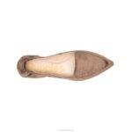 veludo marrom escuro ponta avelã plana mulheres Hush Puppies sapatos rasos ZZ6R64 - Image 6