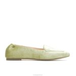 veludo verde musgo ponta avelã plana mulheres Hush Puppies sapatos rasos ZZ6R60 - Image 2