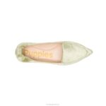 veludo verde musgo ponta avelã plana mulheres Hush Puppies sapatos rasos ZZ6R60 - Image 6