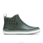 xadrez de búfalo verde sapatilha de chuva mulheres Hush Puppies tênis ZZ6R148 - Image 2
