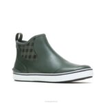 xadrez de búfalo verde sapatilha de chuva mulheres Hush Puppies tênis ZZ6R148 - Image 3