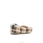 xadrez retrô ponta avelã plana mulheres Hush Puppies sapatos rasos ZZ6R61 - Image 5
