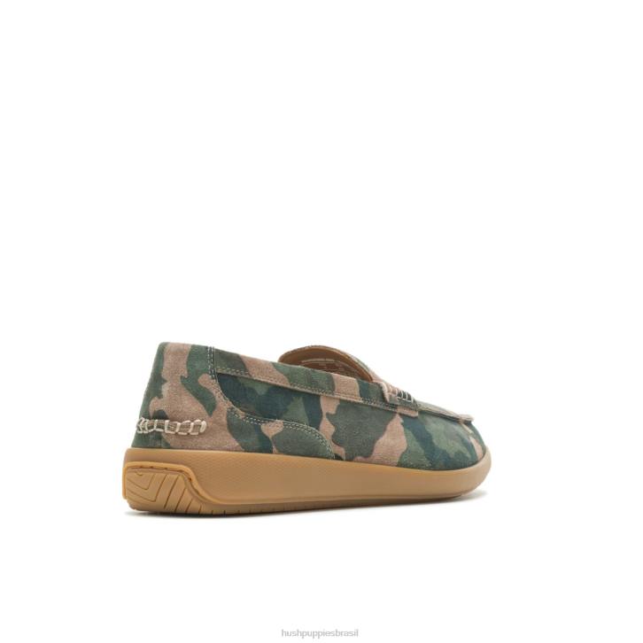 camuflagem mocassim finley homens Hush Puppies mocassim ZZ6R312