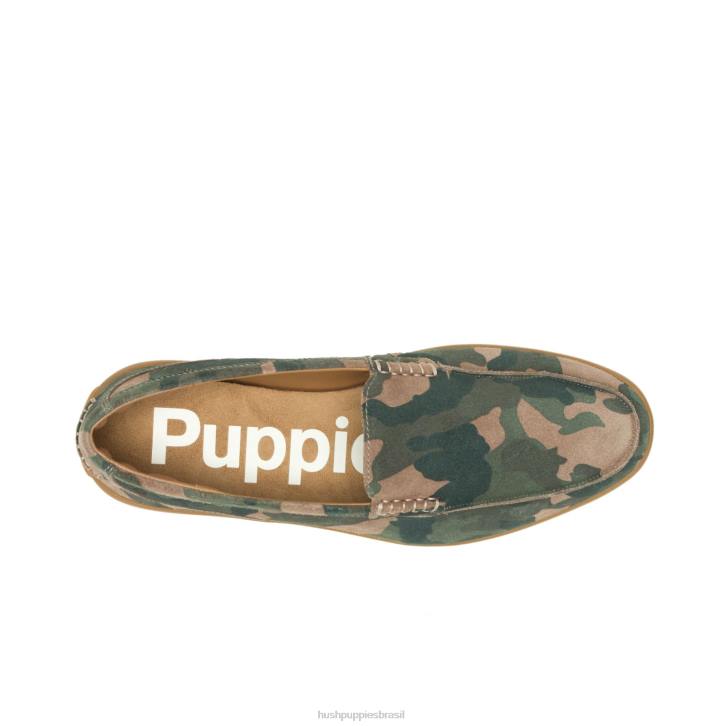 camuflagem mocassim finley homens Hush Puppies mocassim ZZ6R312