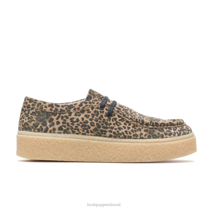 camurça leopardo ponte mulheres Hush Puppies tênis ZZ6R136