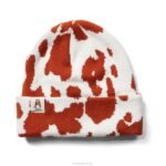 impressão de vaca gorro de malha mulheres Hush Puppies gorro ZZ6R252 - Image 2