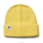 sol amarelo gorro de malha mulheres Hush Puppies gorro ZZ6R260 - Image 2