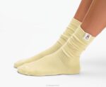sol amarelo meia core unissex mulheres Hush Puppies meias ZZ6R262 - Image 3